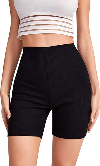 high waisted shorts shein