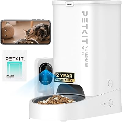PETKIT Automatic Cat Feeder with Camera 1080P Night Vision 3L 2.4G WiFi