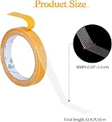 Abeillo Double Sided Fabric Tape 0.6 Inch Heavy Duty Adhesive 32.8ft view 3
