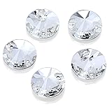 DONGZHOU Sew On Rhinestones Crystal Round Flat Back