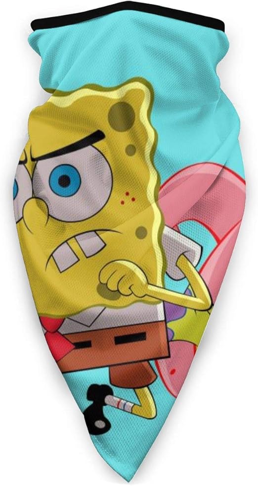 ZCXGLL Spongebob und Pickstar Multifunktionstuch Bandanas Gesichtsmaske
