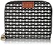 Emma Rfid Mini Multifunction Black Stripe Wallet, Black Stripe, One Size