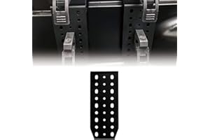 Rago Fabrication Bed Rail Modular Accessory Mount Extension for Shovels, Recovery Boards, Fuel Cans & More | Compatible with Toyota Tacoma | Extension | 3 Mounting Locations | Made in The USA