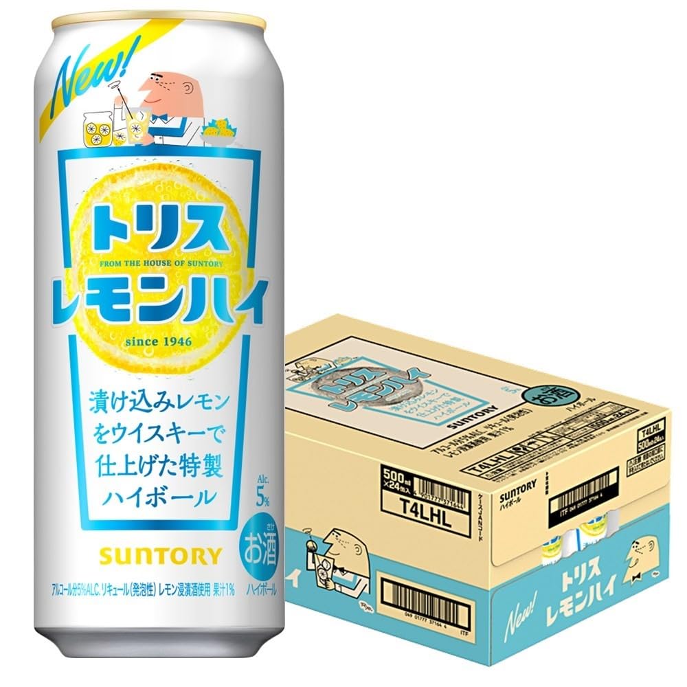 サントリー トリスハイボール (レモンハイトリス) [ ハイボール 日本 500ml×24本 ]商品画像