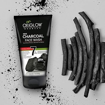 oxyglow charcoal face wash