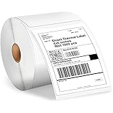 BlackWidow 4" x 6" Direct Thermal Shipping Labels, Perforated and Strong Adhesive, Compatible with Rollo, MUNBYN, Zebra, Fargo Label Printer. Commercial Grade. (Fanfold or roll)