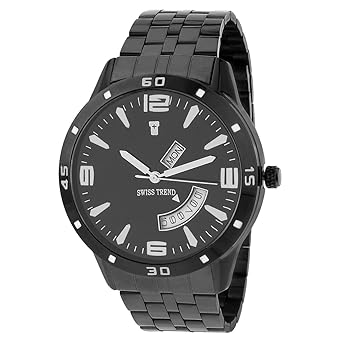 Day & Date Black Dial Mens Watch|Boys Watch