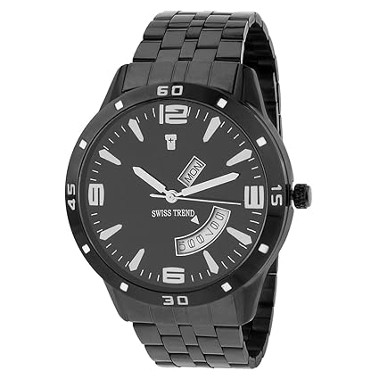 Day & Date Black Dial Mens Watch|Boys Watch