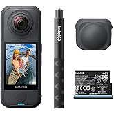 Insta360 X4 Air Starter Bundle - Lightweight 165g 8K 360 Camera, Invisible Selfie Stick, Replaceable Lenses, Shoot First & Fr