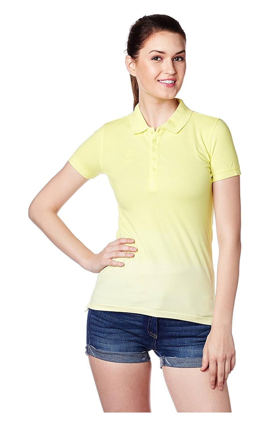 plain polo t shirts women's