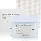 Niacin X BHA Pore Mild Clear Toner Pad - Korean Toner Pads for Face - Hydrating Face Toner for Pore Minimizer - Exfoliating Pore Care with Dual-Sided Pads - Gentle Blackhead Remover, 60 Pads