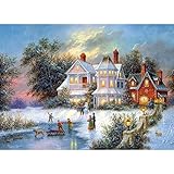 Diamond Painting Kits Full,Pandaie DIY 5D Diamond Painting Art Painting Supplies with Diamond Kits,Hobby Lobby 5D Embroidery Paintings Rhinestone Pasted DIY Diamond Painting Cross Stitch (Many Color)