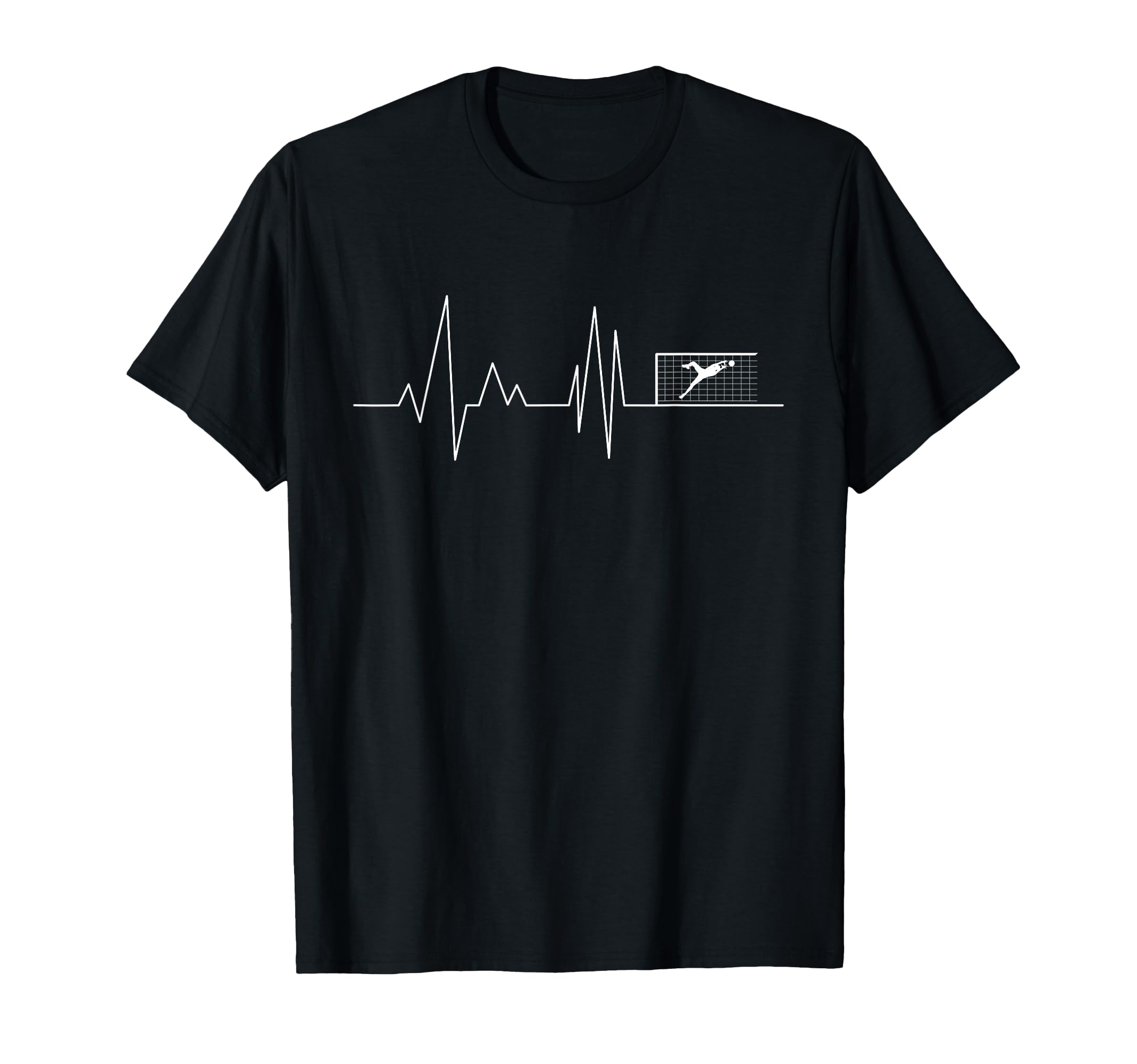 Heartbeat Goalkeeper Goalie Soccer Player Training T-Shirt