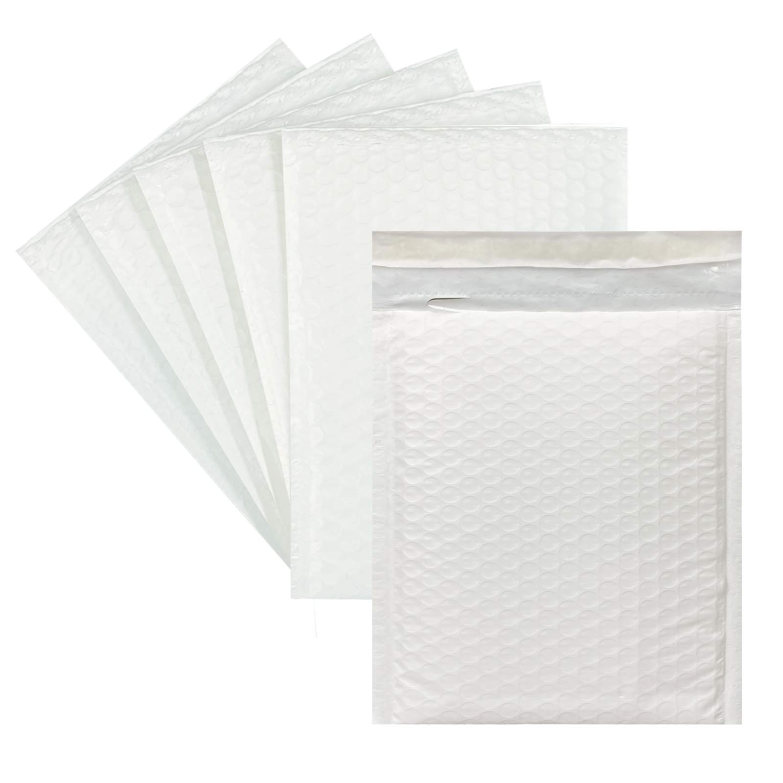 Photo 1 of zmybcpack 25pcs 10x13 Inch Poly Bubble Mailers Padded Envelopes Bubble Lined Poly Mailer Self SeaL Bubble Envelopes Bags?White?for Shipping, Mailing, Packing