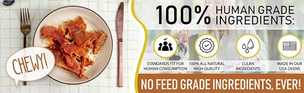 PET JERKY FACTORY PREMIUM WHOLE MUSCLE CHICKEN 5 OZ. DOG JERKY TREATS | 100% HUMAN GRADE | USA MADE | HIGH PROTEIN | GRAIN FREE | LIMITED INGREDIENTS | NO FILLER | BHA-BHT FREE | CHEWY TEXTURE