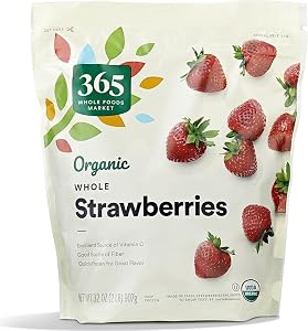 365 by Whole Foods Market, Organic Whole Strawberries, 32 oz, (Frozen)