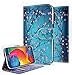 NageBee(TM) - Samsung Galaxy S5 Sport / G860P - Design Dual-Use Flip PU Leather Fold Wallet Pouch Case (Wallet plum blossom)