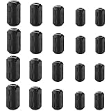 Cedmon 20 Pieces Clip-on Ferrite Ring Core RFI EMI Noise Suppressor Cable Clip for 3mm/ 5mm/ 7mm/ 9mm/ 13mm Diameter Cable, B