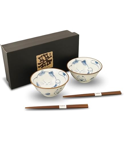 MINO WARE JAPAN Traditional Style Japanese Ceramics Rice Bowl Chawan Pottery, Dishwasher Microwave Safe Made In Japan (Totoya Usagi, Small (nakahira - View #6