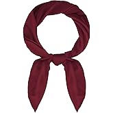 Pistha Satin Scarf Neck Scarf Square Bandanas Hair Handkerchief 27.5 inch | Square Neck Scarf Bandana Headscarf for Women Men Girls Boys Costume Accessory