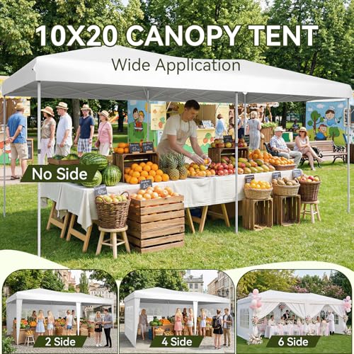Aoxun 10x20 Pop Up Canopy Tent Review: Large Portable Shelter with 6 Sidewalls image 19