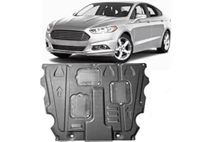 V CISXVILC Engine Guards Mud Flaps for Ford Fusion 2013 2014 2015 2016 2017 2018 2019 2020 Front Engine Splash Shield Guards Suitable for Fusion Under Engine Cover Directly Replace Original One Black