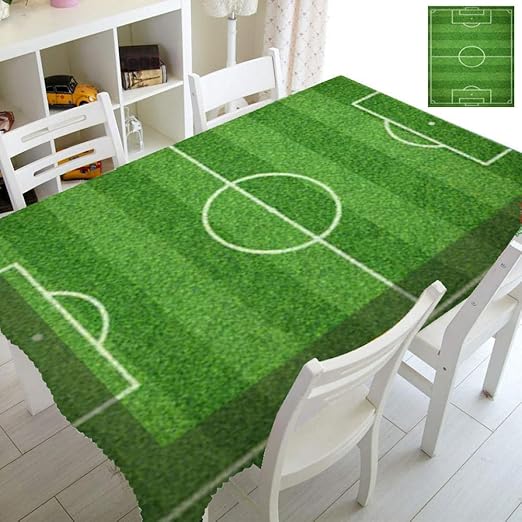 Sport Grass Football Field Table Cloth Soccer Table Cover Waterproof Rectangle Tablecloths ANBF