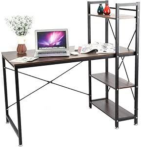 4-tier estantes para ordenador oficina en casa escritorio estudiante PC