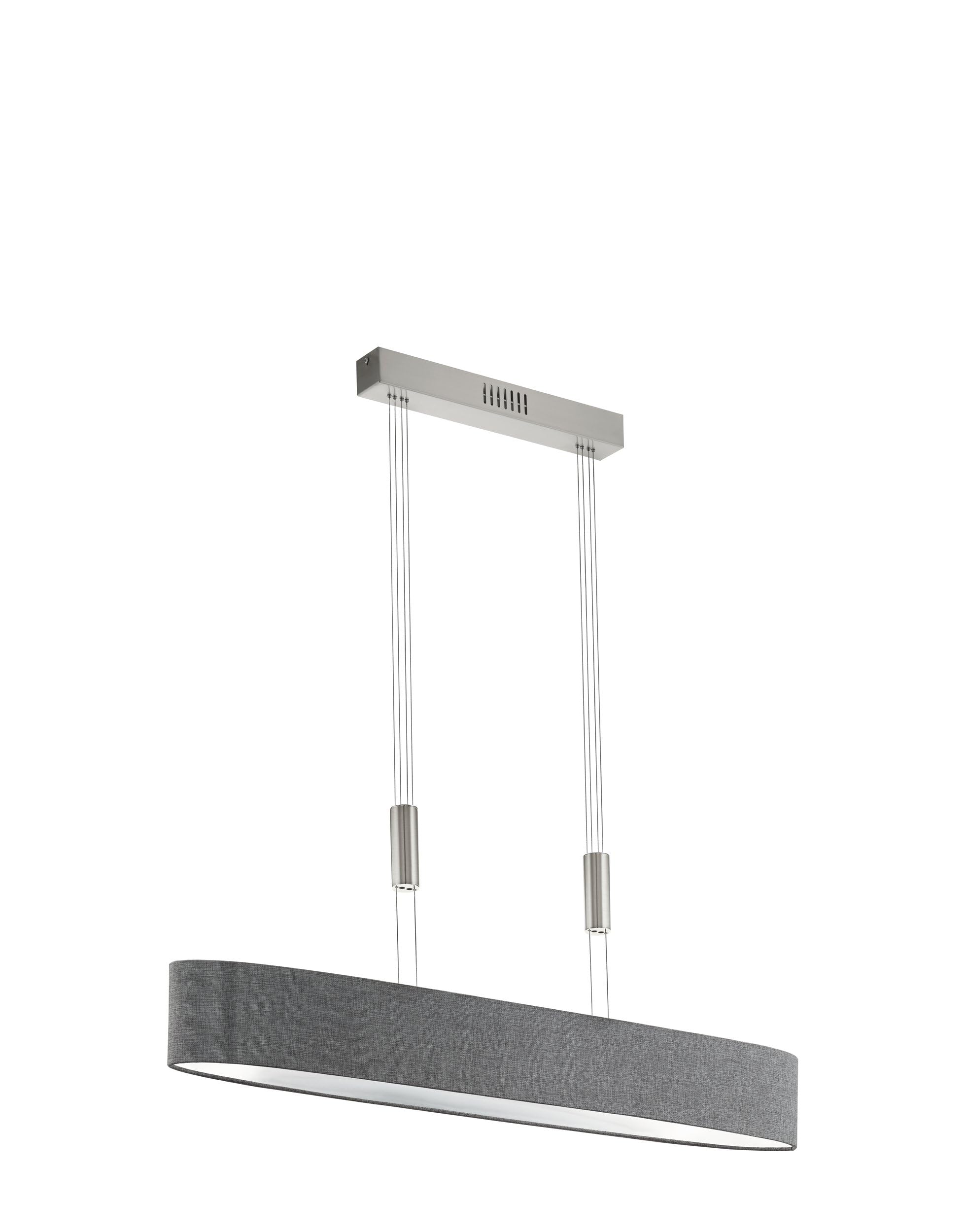 EGLO 95351 ROMAO LED Pendant Light in Nickel-Matt and Grey