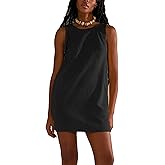 Silly Turtle Womens Summer Open Back Sunshine Dresses 2024 Casual Beach Cotton Linen Mini Dress