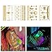 Tattify Metallic Glow In the Dark Temporary Tattoos, Be Bright, Set of 4