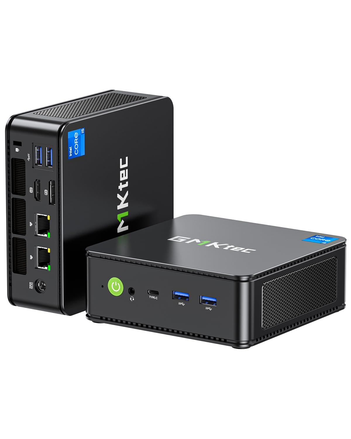 GMKtec Mini PC Intel i5-13500H (Turbo 4.7GHz) Windows 11 Pro 32GB DDR5 1TB SSD Dual Intel I225 2.5G Desktop Mini Computers/WiFi6, BT5.2/USB3.2, USB-C 4.0/DP, HDMI/Dual Fan