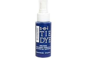 S·E·I S.E.I. Blueberry Tie Dye Spray Bottle: 2oz. Non Toxic Fabric Dye Spray, DIY Permanent Clothing Dye, One Step, Ready to Use Tie Dye Supplies