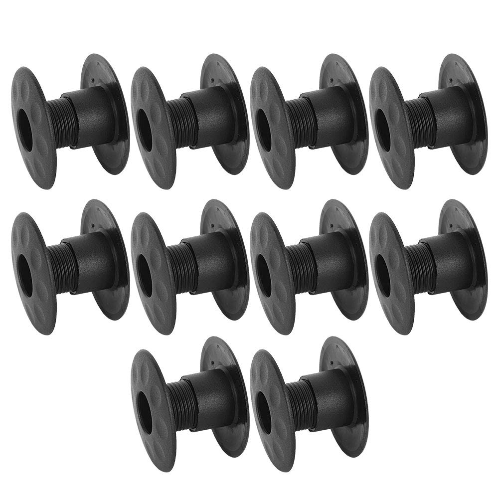 Naroote Table Foosball Bushings, Foosball Machine Bearings, Table Football Bearing Rods Black Replacement For Old/Broken Book