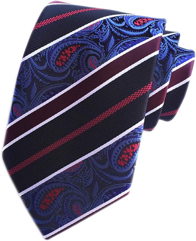 Men's Novelty Paisley Ties Cravat Jacquard Luxury Pattern Wedding Formal Necktie