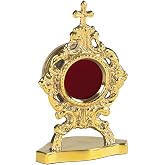 Oval Personal Reliquary | Oval Design, Compact Display, Sacred Keepsake