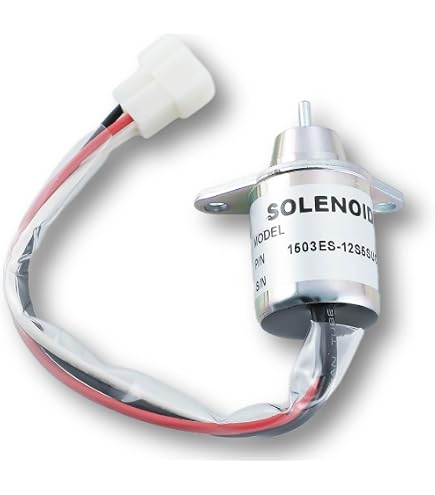 Amazon.com: 12V Fuel Shut Off Solenoid 4TNV94L 119653-77950 for