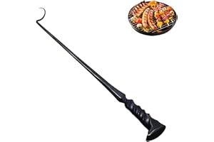 FUSIONARA Meat Hook Flipper, Steak Flipper Hook, Flips Cooking Turners Hooks, BBQ Food Flippers - Meat Turner Hooks for Grilling, Smoking, Griddle (#A)