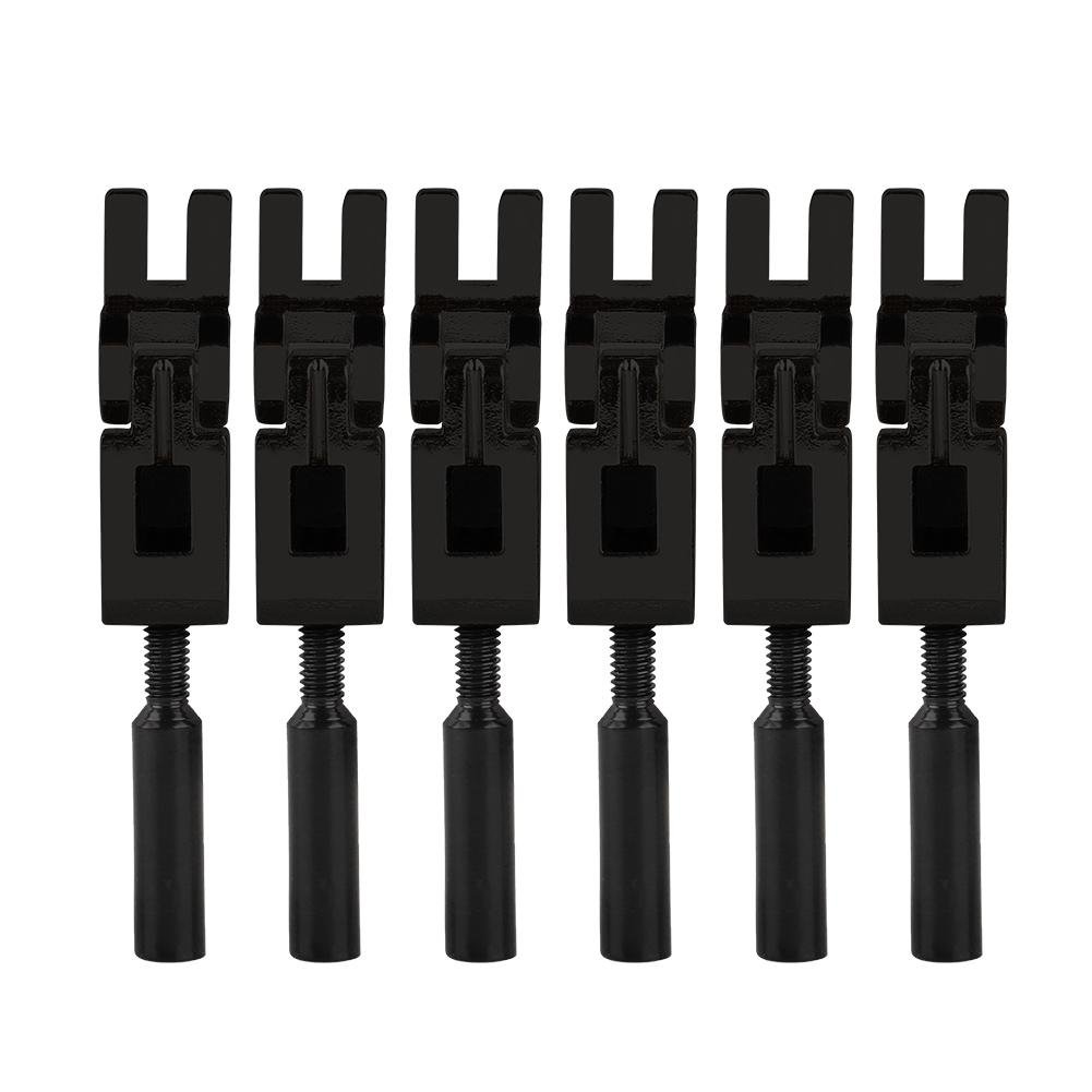 Tbest Floyd rose Saddle,Tremolo Parts,6Pcs Roller Bridge Tremolo Saddles, Guitar Bridge Tremolo Saddles with Wrench replacement for Floyd Rose Electric Guitar (Black)