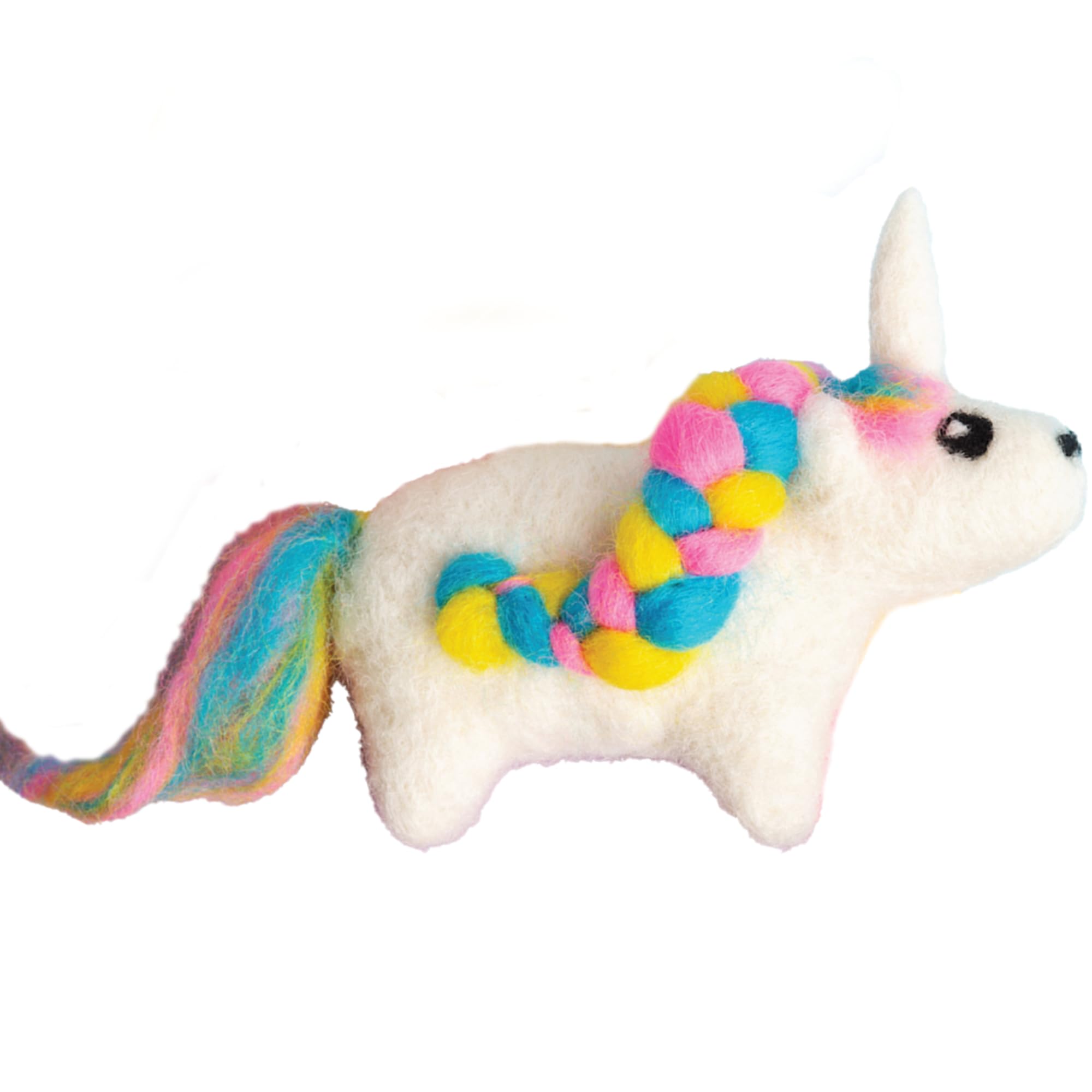 Hawthorn Handmade Unicorn Needle Felting Kit - Needle Felting Craft Kits for Adults UK, Includes Felting Wool, Needles & Instructions. Great for Adult Craft Gifts - Approx 8cm Long.