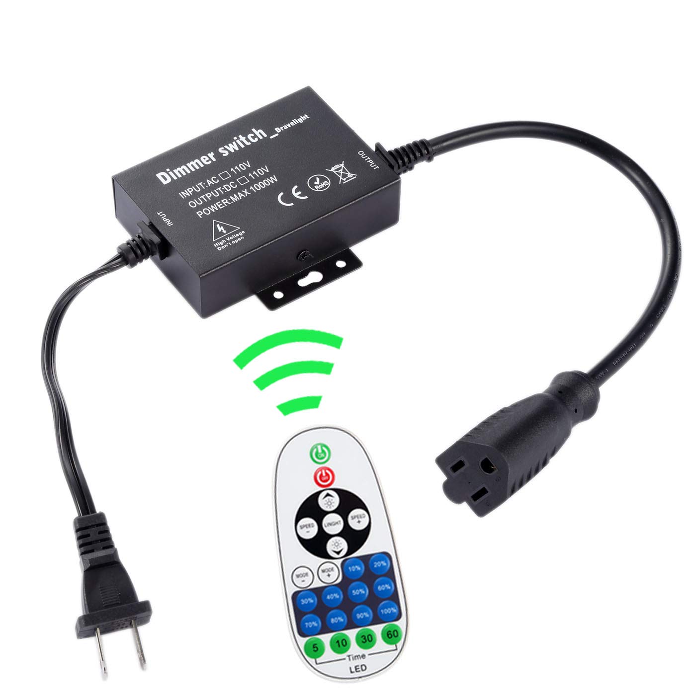 Bravelight Power, Dimmable String Lights Wireless