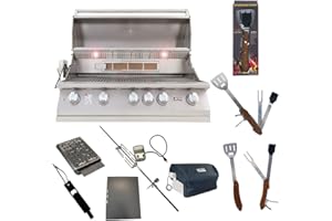 Lion Premium Grills 40-Inch Natural Gas Grill L90000 with Exclusive Best of Backyard Gourmet Package