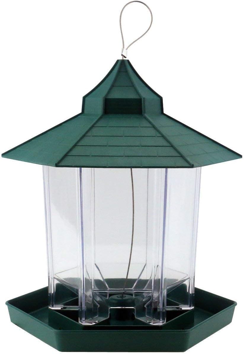 Lvlofit Weather Proof No Mess Hanging Bird Feeder Tray Large Box