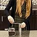 The Original Manual Coffee Grinder by Bean & Bistro - Adjustable Ceramic Burr, Stainless Steel Body, Portable