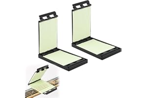 MEISO 2 Pcs Guitar String Cleaner, Fretboard Cloth Tool Scrubber for Cleaning Maintenance Care Kit for Violin/Bass/Ukulele/El