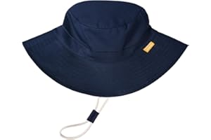 BUCAUM Baby Sun Hat for Boy Girl Toddler Summer Bucket Hat,Kids Sun Protection Beach Cotton Baby Hats