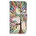 S7 Case,Samsung Galaxy S7 Case, Liujie Premium PU Leather Flip Folio Carrying Magnetic Closure Protective Shell Wallet Case Cover for Samsung Galaxy S7 (colorful tree)