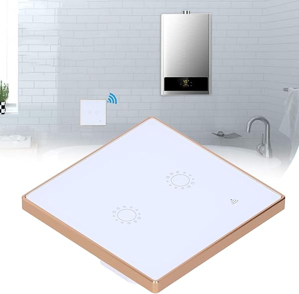 Smart Switch Smart WiFi Light Switch Funciona con Alexa Echo dot Google Home IFTTT Roqi y iOS Siri corriente nominal de 10A certificacin de producto CE FCC y ROHS estndar del Reino Unido mat