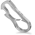 Idakekiy Dual Carabiner Keychain Mutil Tool with Key Chain Bottle Opener for Keys