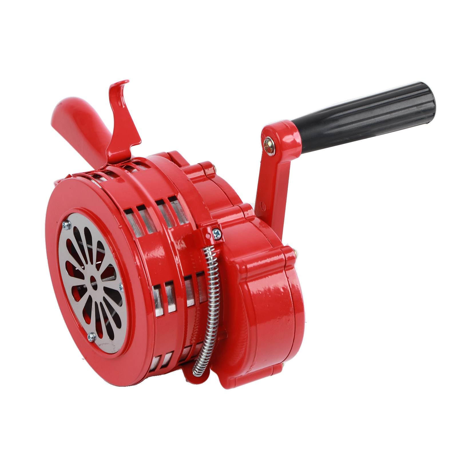 Hand Crank Siren, Portable Loud Manual Operated Alarm Handheld Fire Alarm Tornado Air Raid Siren for Schools Troops Alarming 120DB